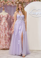 A Line One Shoulder Black Long Formal Prom Gown with Appliques