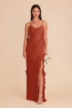 Vivienne Auburn front view bridesmaid dress