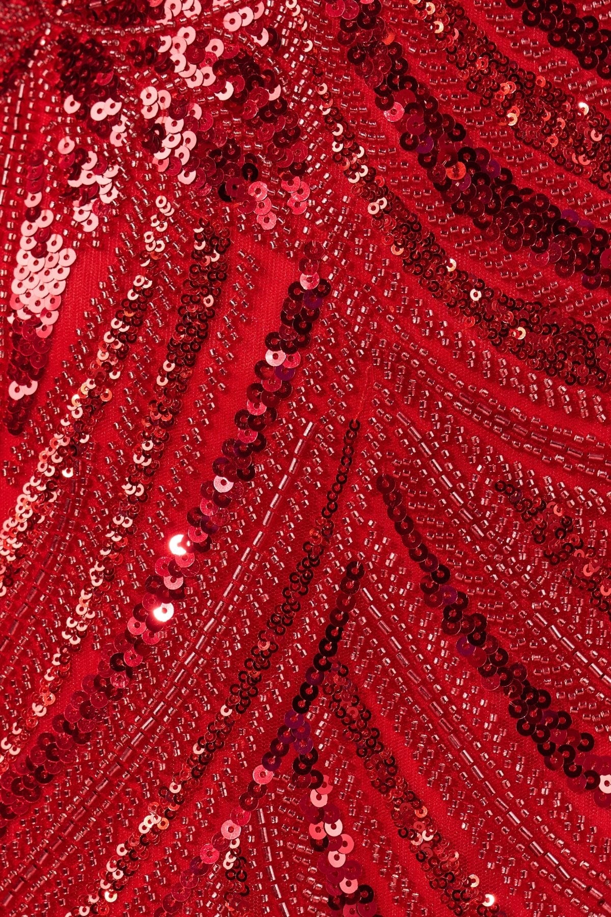 Daphne Soleil Red detail 1 prom dress