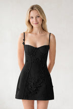 Ksenia Black side view homecoming dress