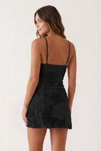Coral Pink Spaghetti Straps Embroidered Sheath Mini Homecoming Dress