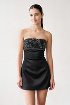 Serena Black side view homecoming dress