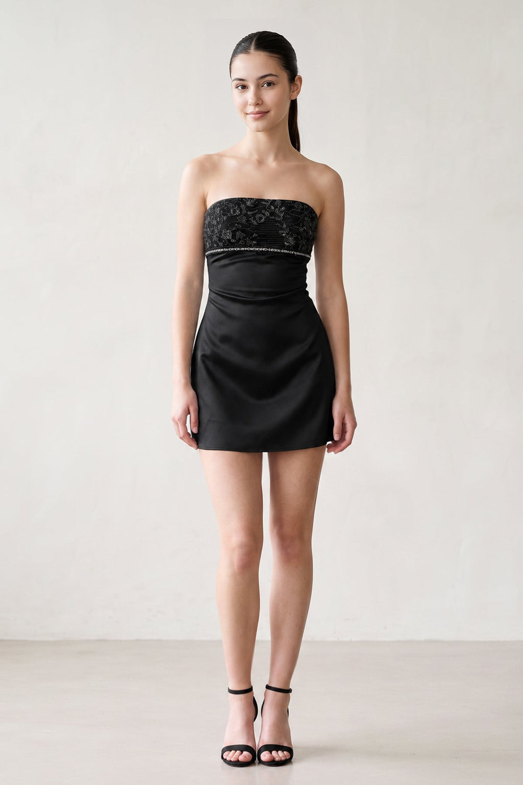 Serena Black detail 2 homecoming dress