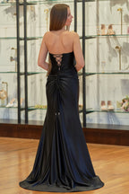 Minerva Fern Black detail 1 prom dress