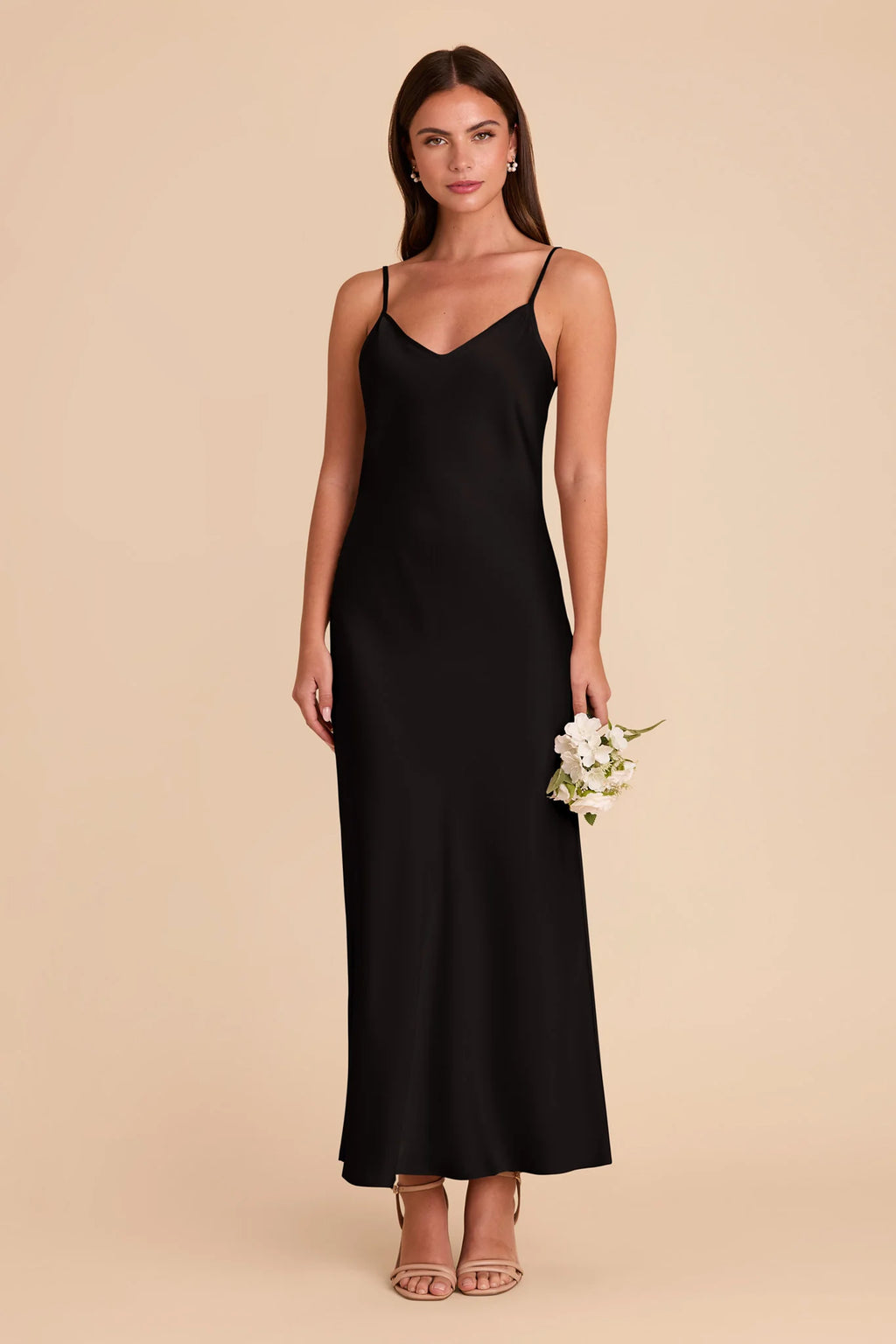 Amara Black alternate view 2 bridesmaid dress