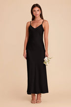 Amara Black alternate view 2 bridesmaid dress