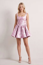 Ginevra Blue detail 2 homecoming dress