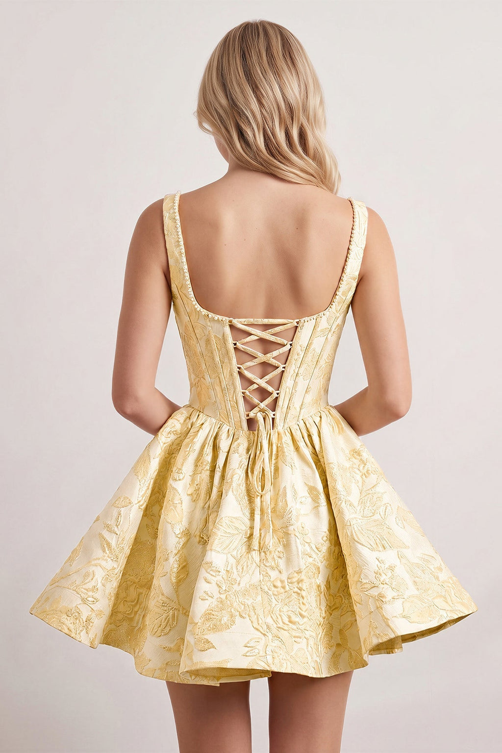 Ginevra Blue detail 5 homecoming dress