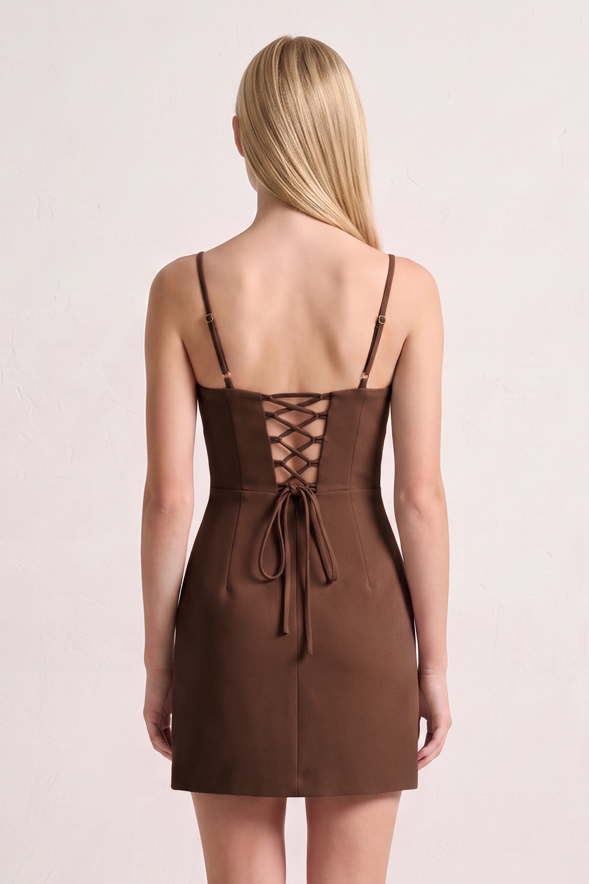 Mint Green Spaghetti Straps Sheath Satin Mini Homecoming Dress