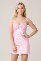 Thessaly Burgundy detail 12 homecoming dress