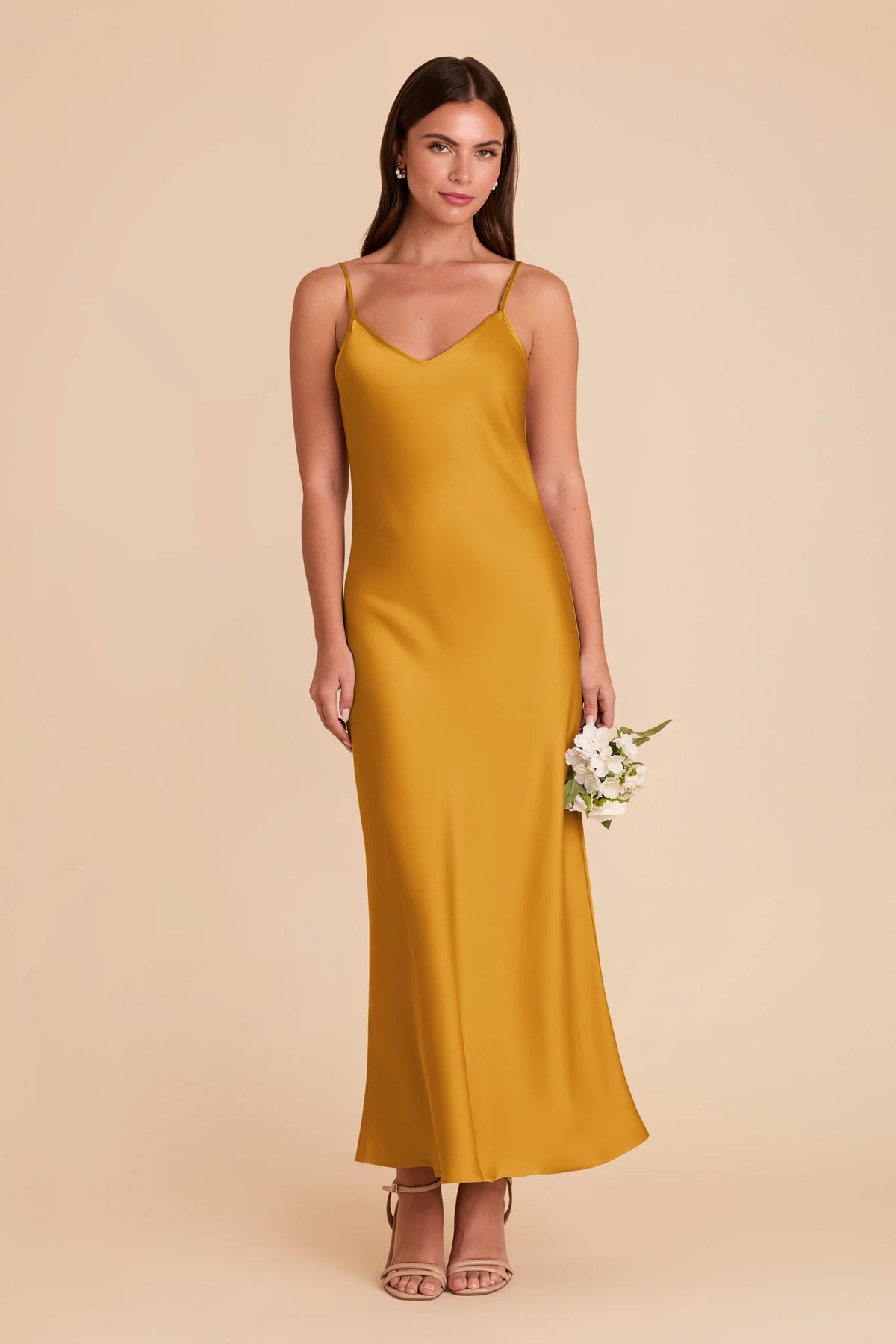 Amara Butterscotch alternate view 2 bridesmaid dress