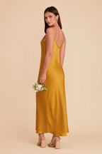Amara Butterscotch alternate view 3 bridesmaid dress