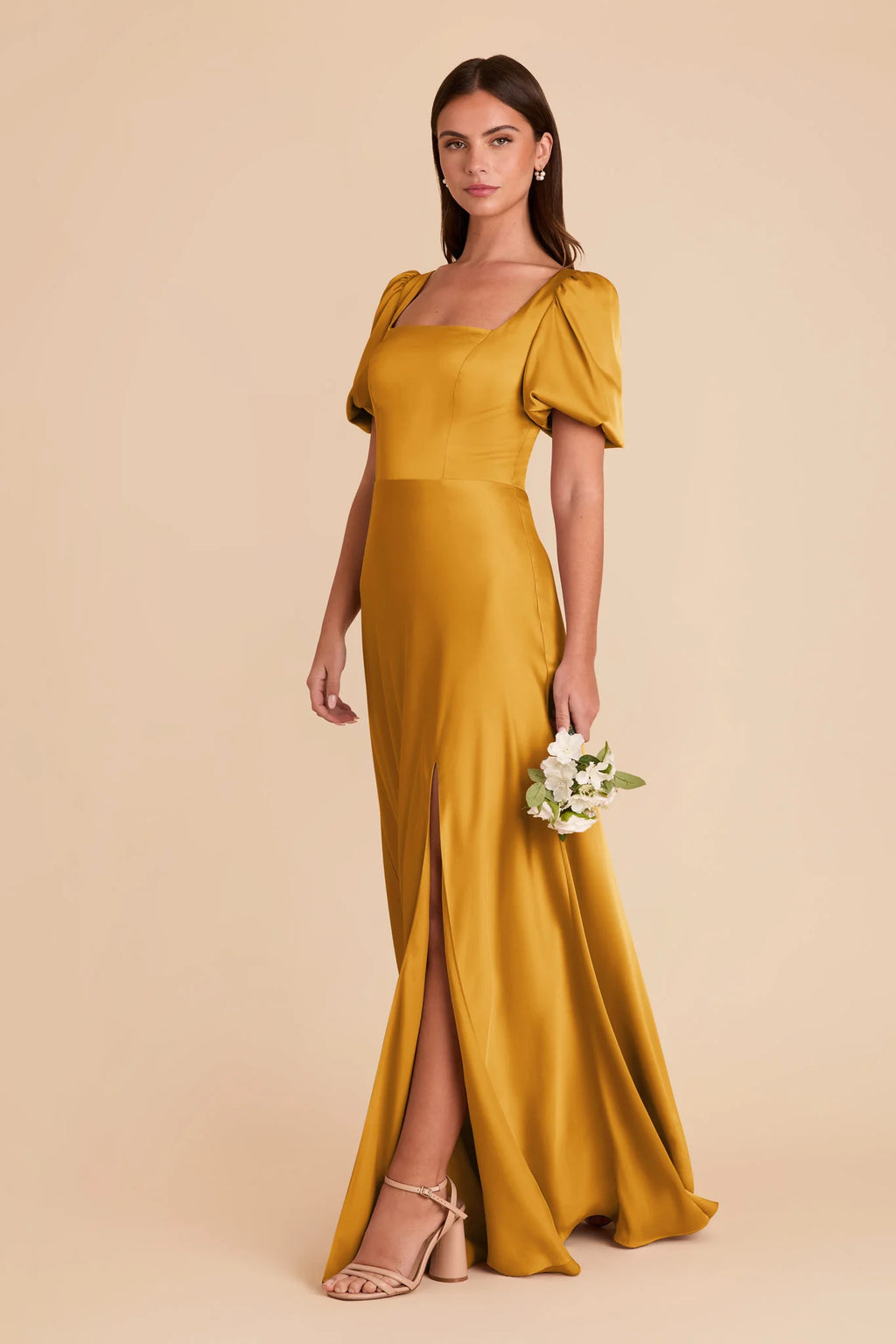 Selene Butterscotch alternate view 3 bridesmaid dress