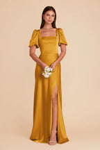 Selene Butterscotch alternate view 2 bridesmaid dress