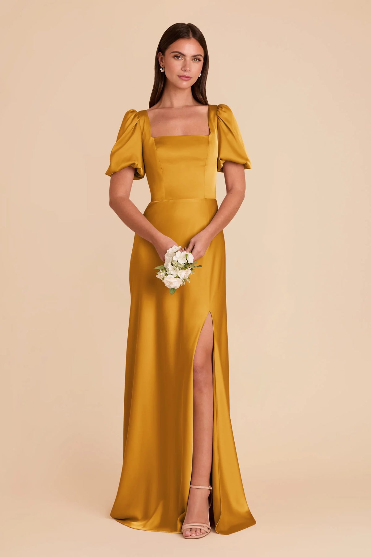 Selene Butterscotch alternate view 2 bridesmaid dress
