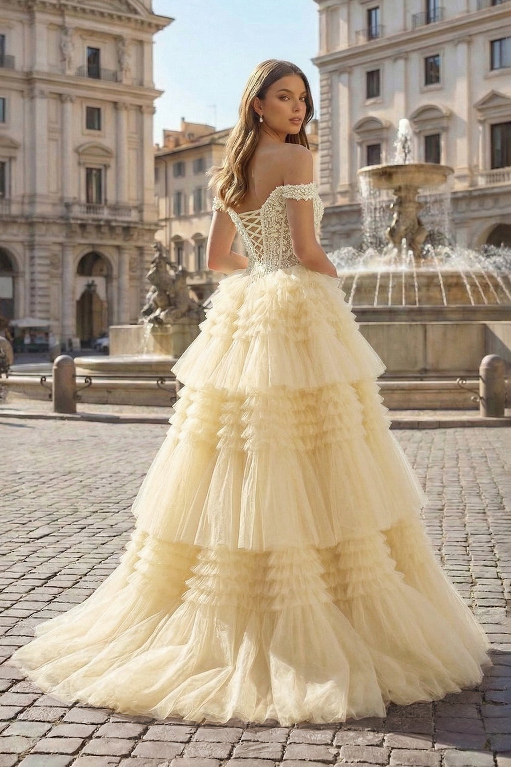 Aurelia Wren detail image 6 prom dress