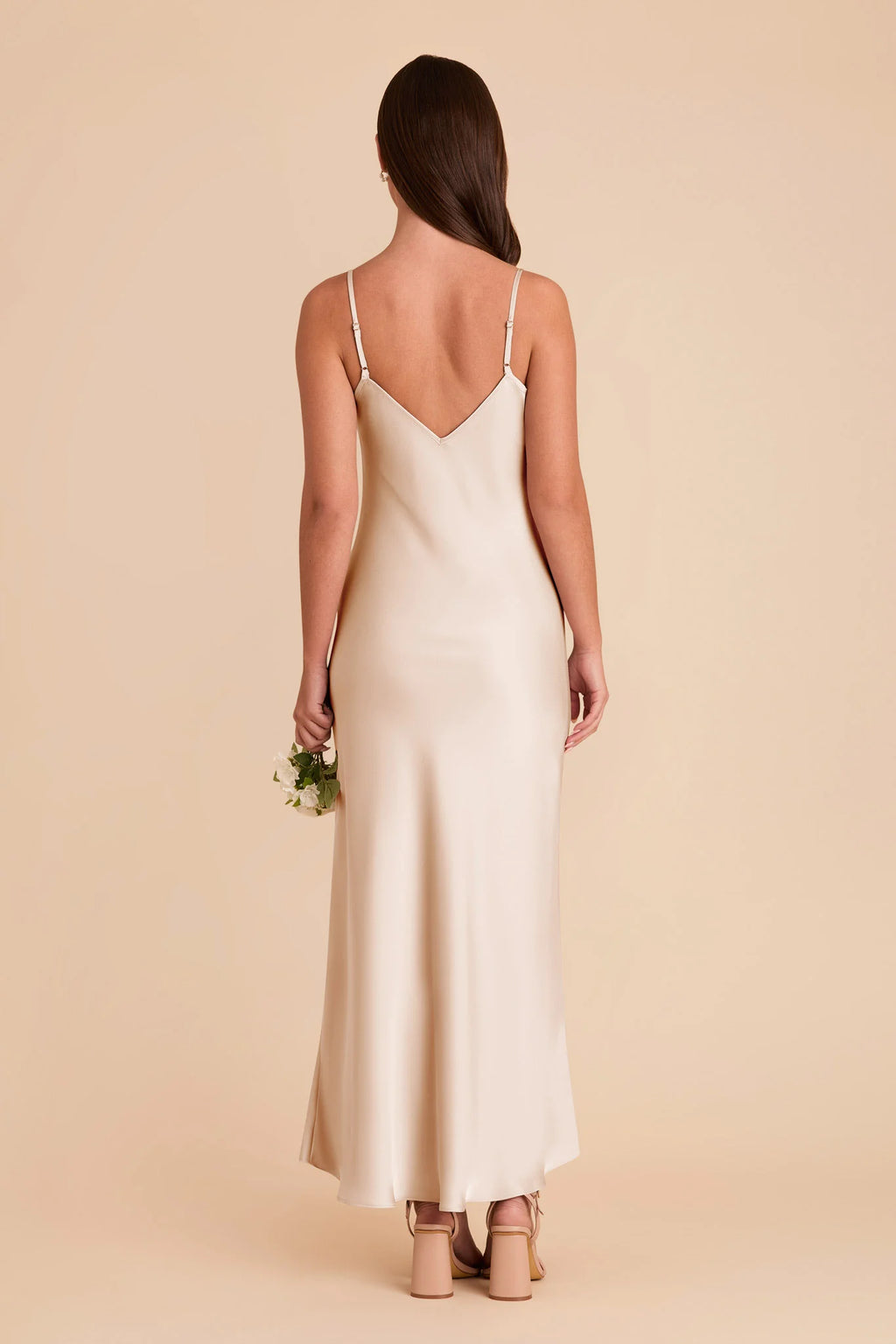 Amara Champagne alternate view 4 bridesmaid dress