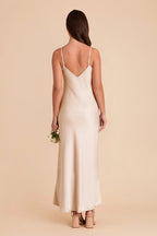 Amara Champagne alternate view 4 bridesmaid dress