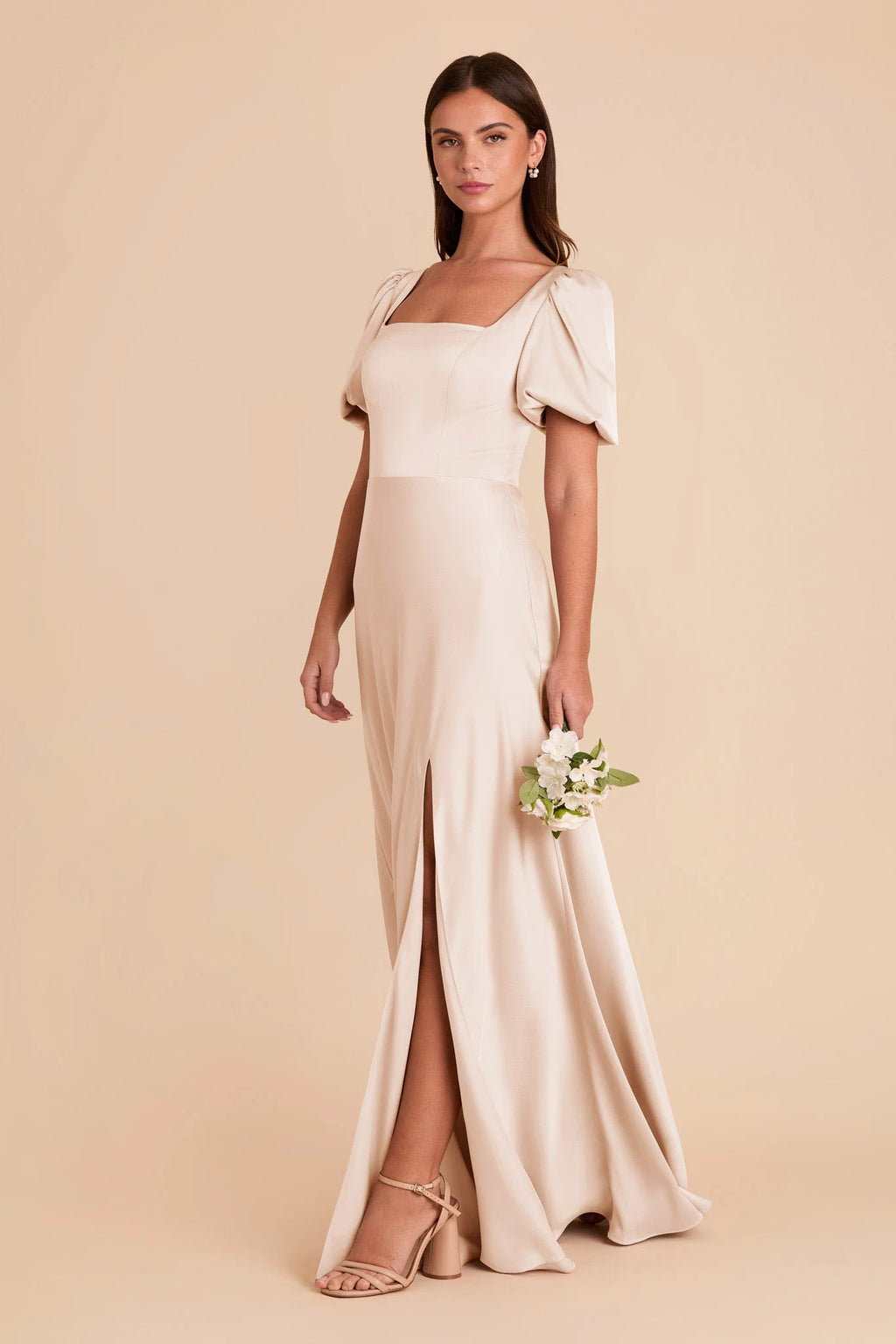 Selene Champagne alternate view 3 bridesmaid dress