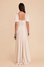 Selene Champagne alternate view 5 bridesmaid dress