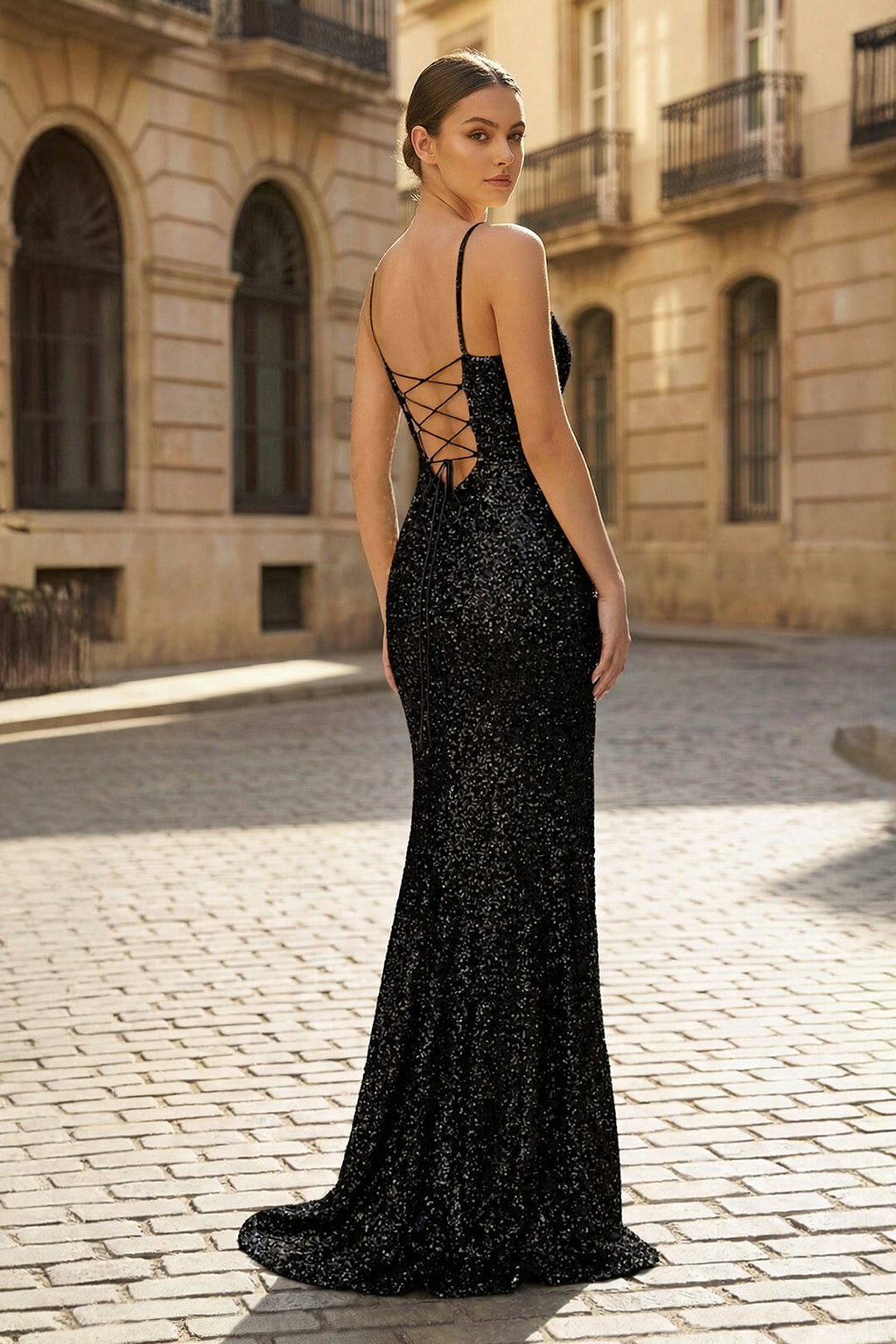 Aurelia Olive detail image 4 prom dress