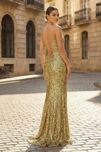 Aurelia Olive detail image 2 prom dress