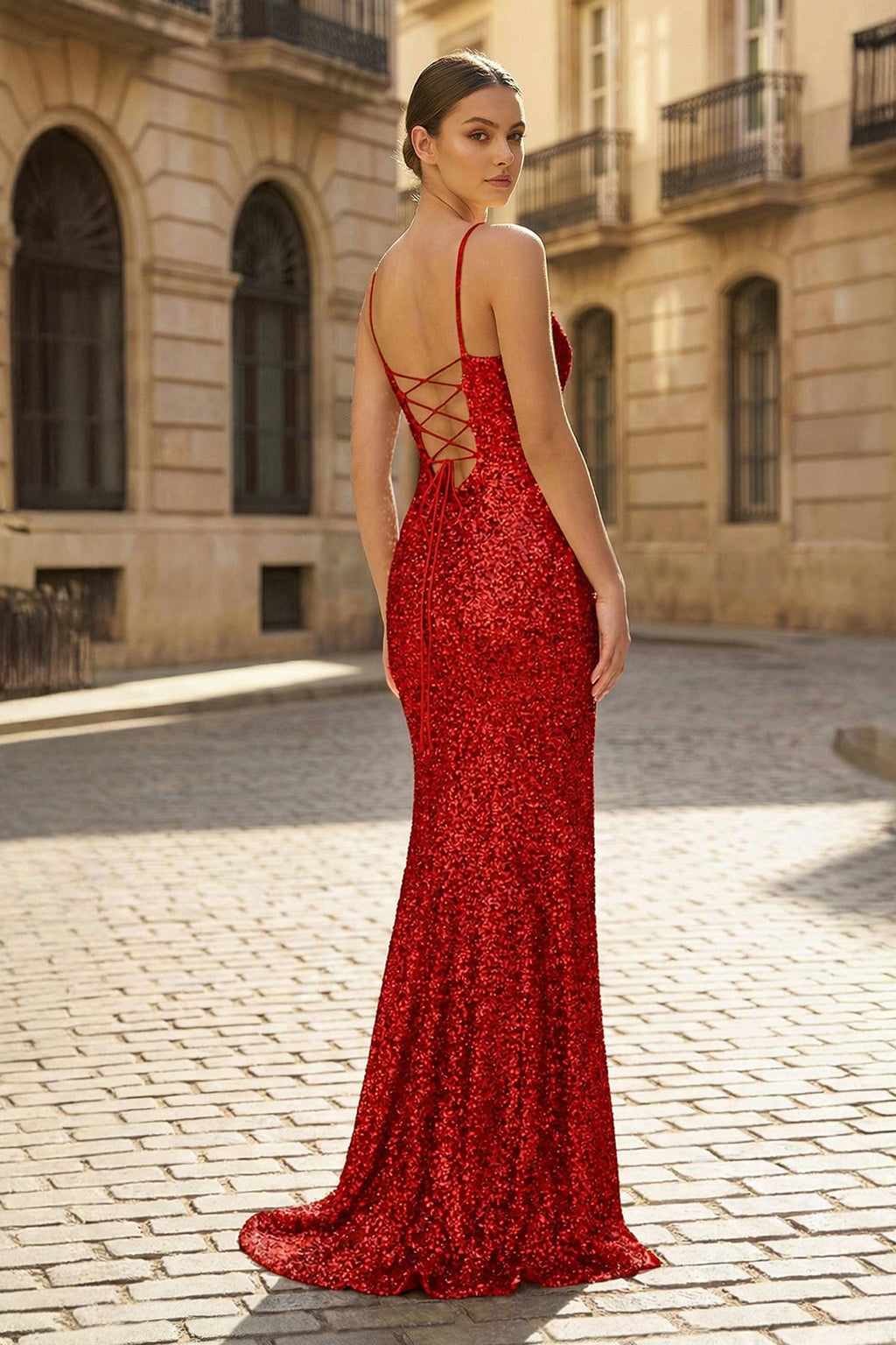 Aurelia Olive detail image 12 prom dress