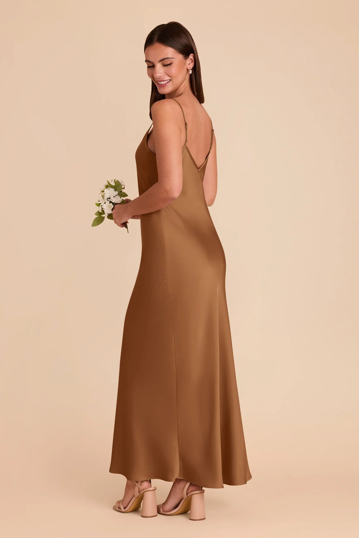 Amara Copper alternate view 3 bridesmaid dress