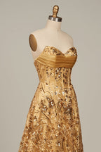 Renata Sol Gold detail 10 prom dress