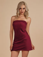 Corisande Burgundy detail 1 homecoming dress