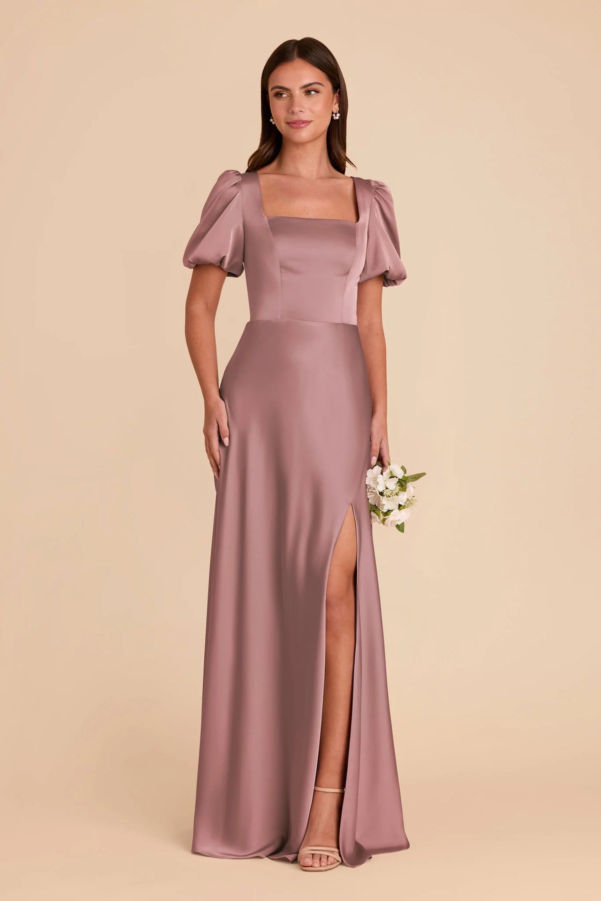 Selene Dark Mauve alternate view 2 bridesmaid dress