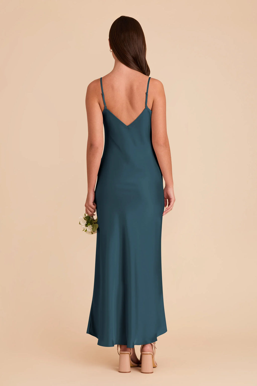 Amara Dark Teal alternate view 4 bridesmaid dress