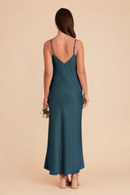 Amara Dark Teal alternate view 4 bridesmaid dress