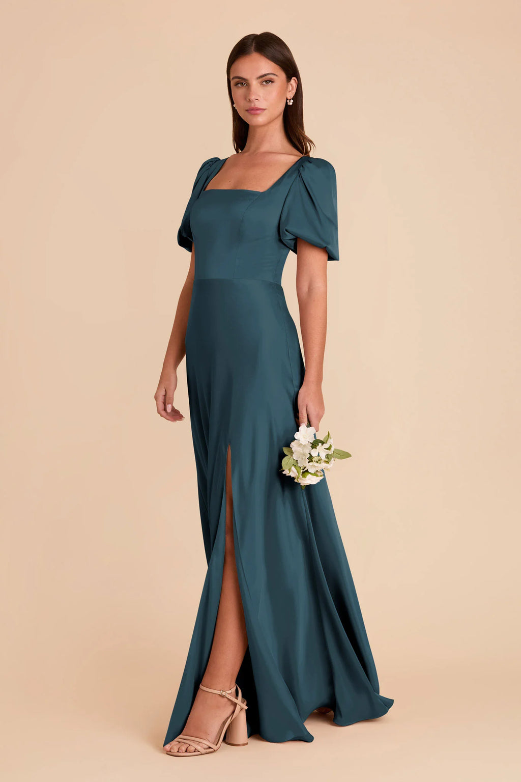 Selene Dark Teal alternate view 3 bridesmaid dress