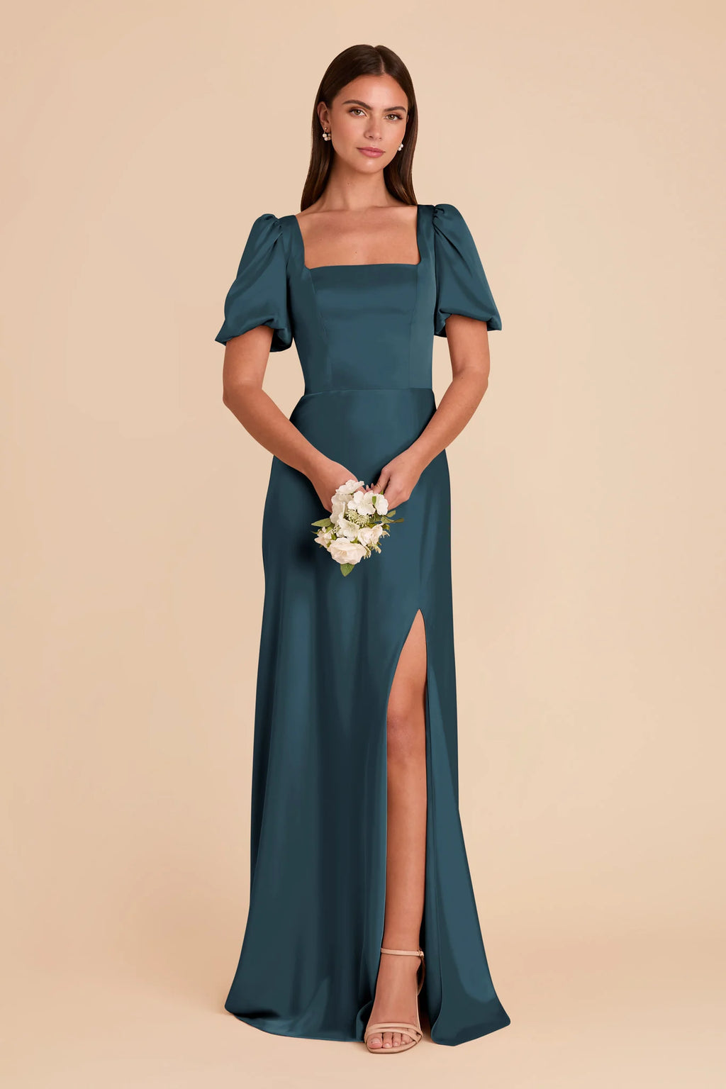 Selene Dark Teal alternate view 2 bridesmaid dress
