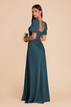 Selene Dark Teal alternate view 4 bridesmaid dress