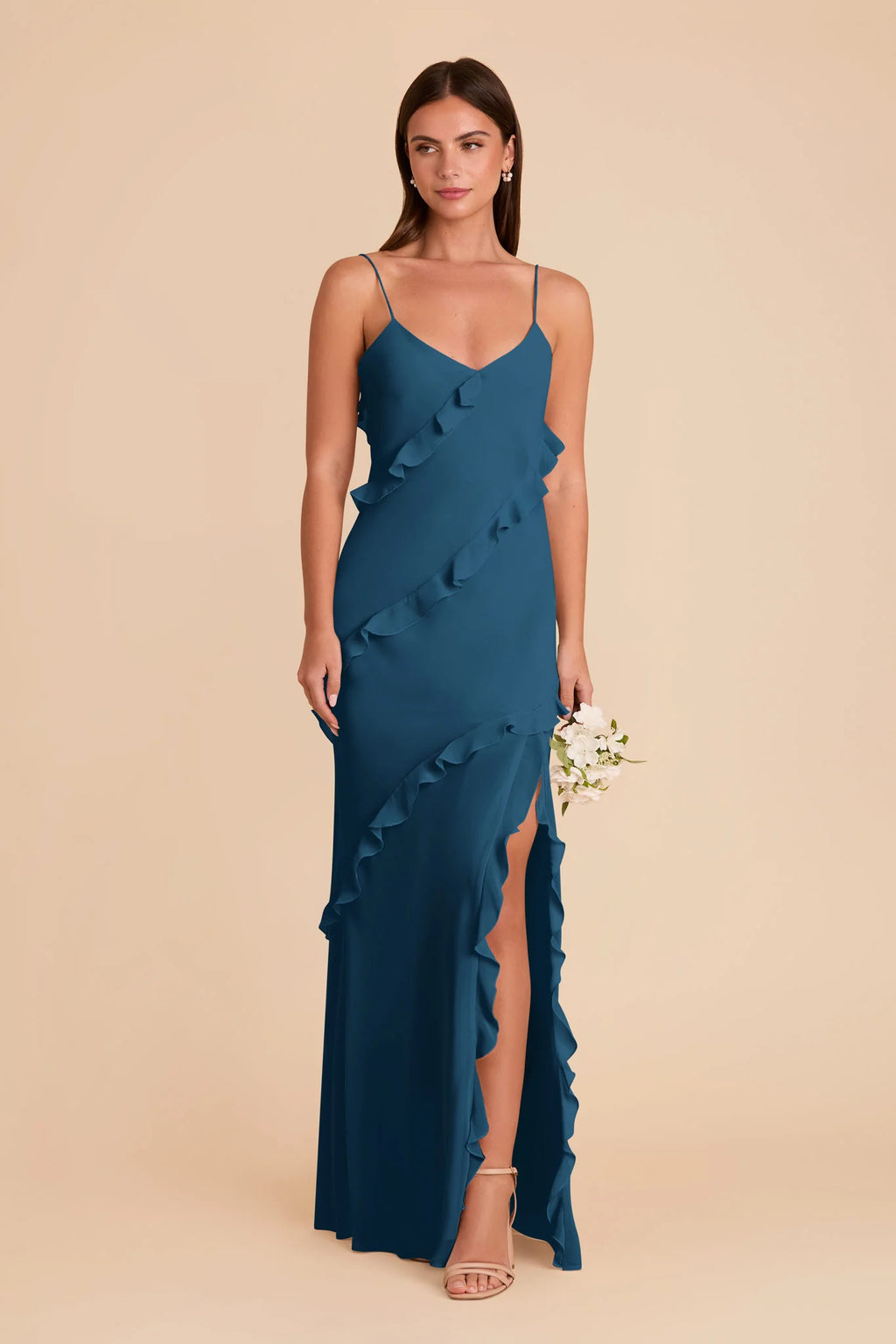 Vivienne Dark Teal alternate view 2 bridesmaid dress