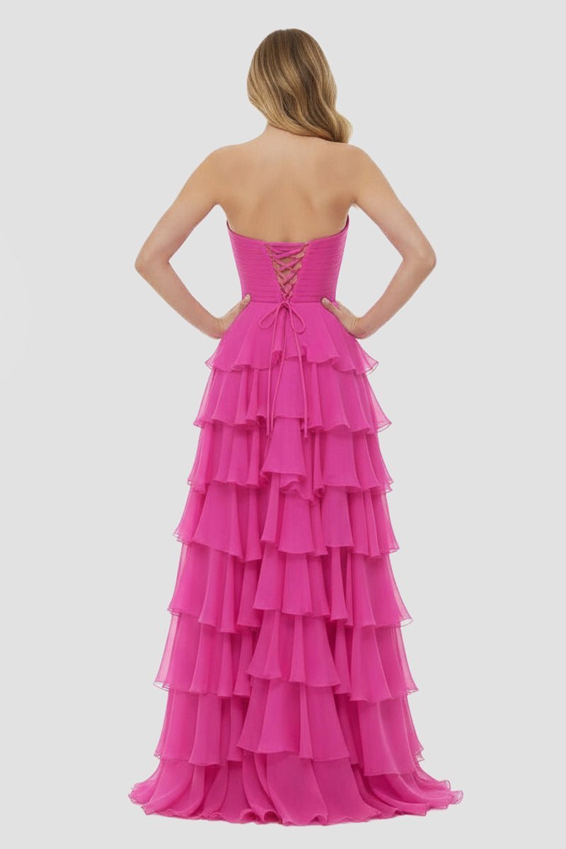 Harmonia fuchsia detail 2 prom dress