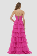 Harmonia fuchsia detail 1 prom dress