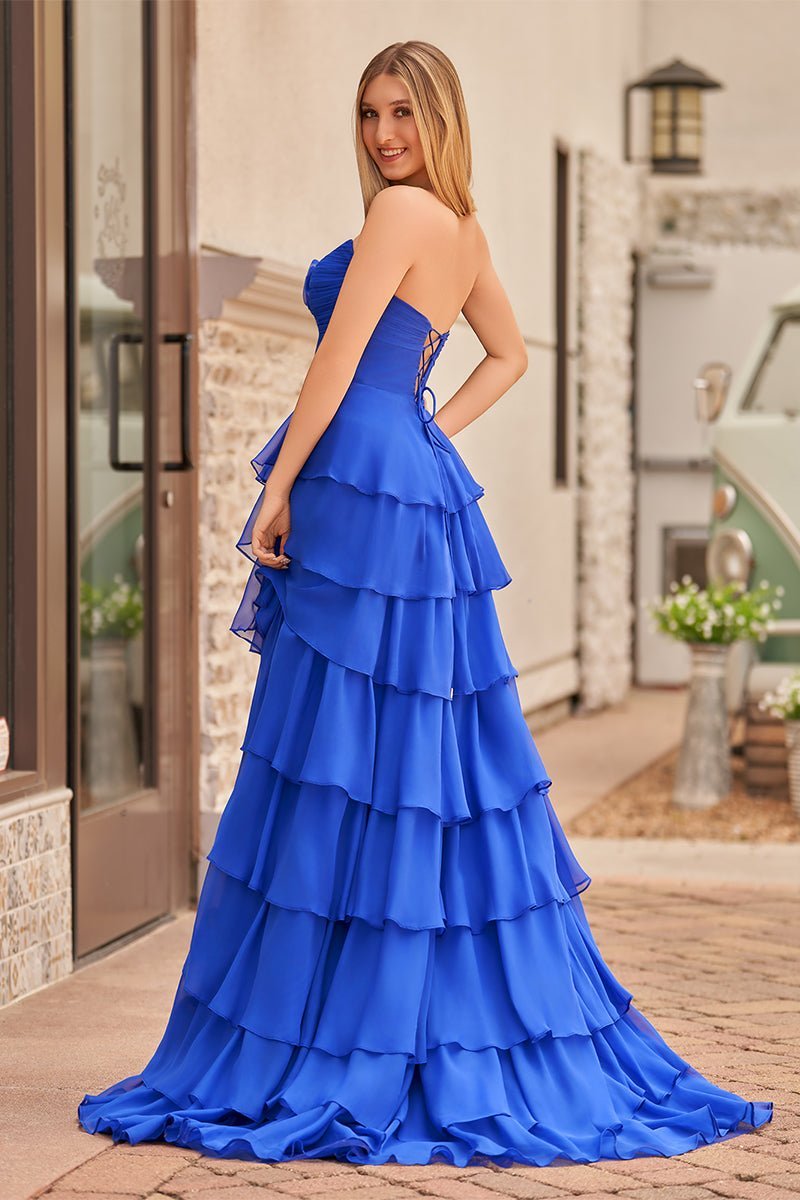 Harmonia royal blue detail 1 prom dress