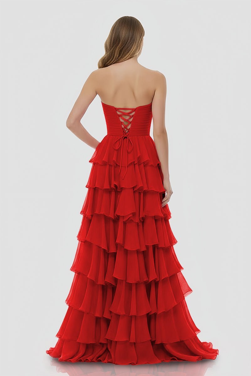Harmonia red detail 1 prom dress