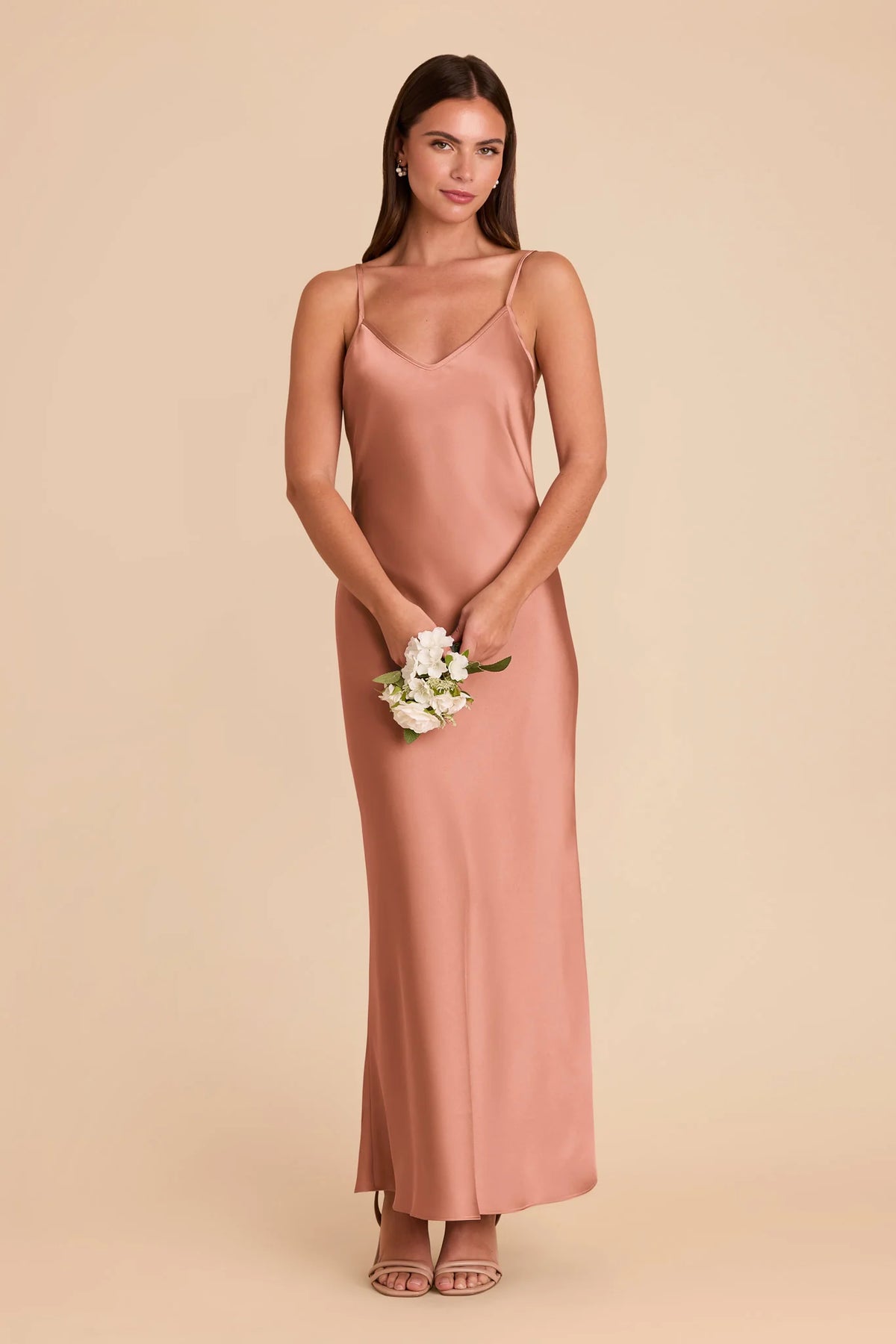 Amara Desert Rose alternate view 2 bridesmaid dress