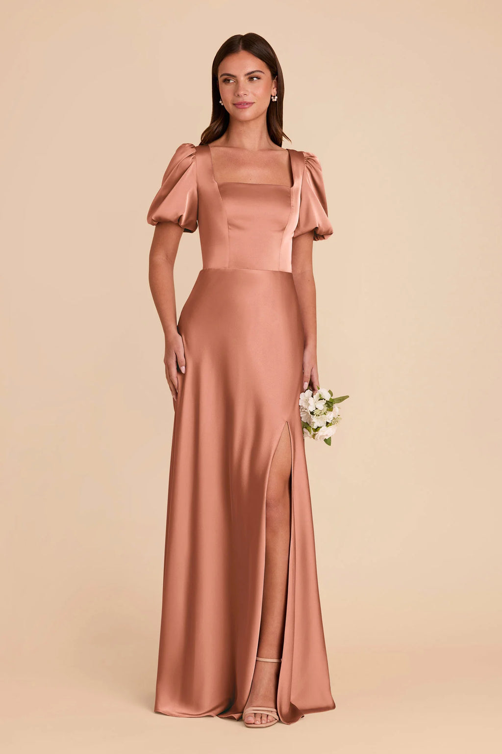 Selene Desert Rose alternate view 2 bridesmaid dress