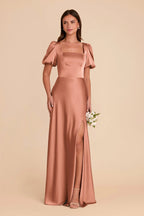 Selene Desert Rose alternate view 2 bridesmaid dress
