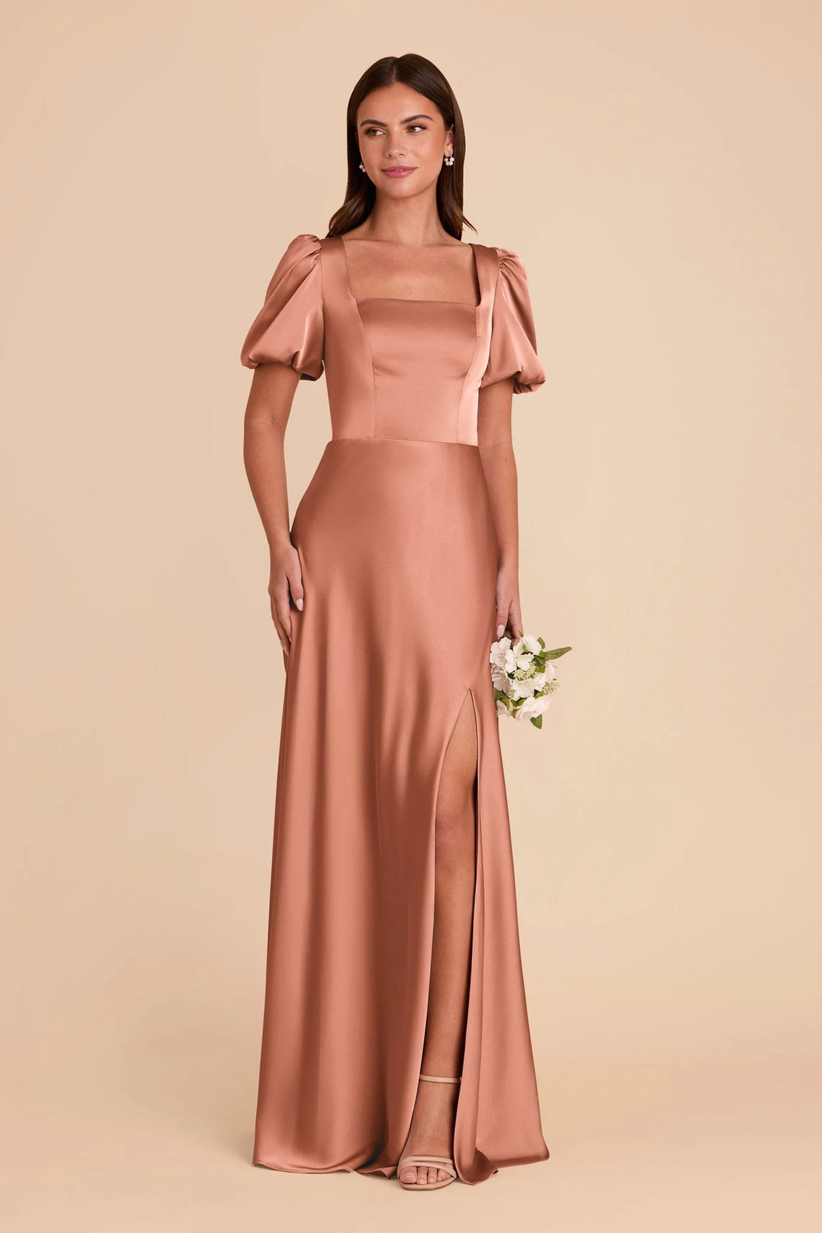 Selene Desert Rose alternate view 2 bridesmaid dress