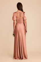 Selene Desert Rose alternate view 4 bridesmaid dress
