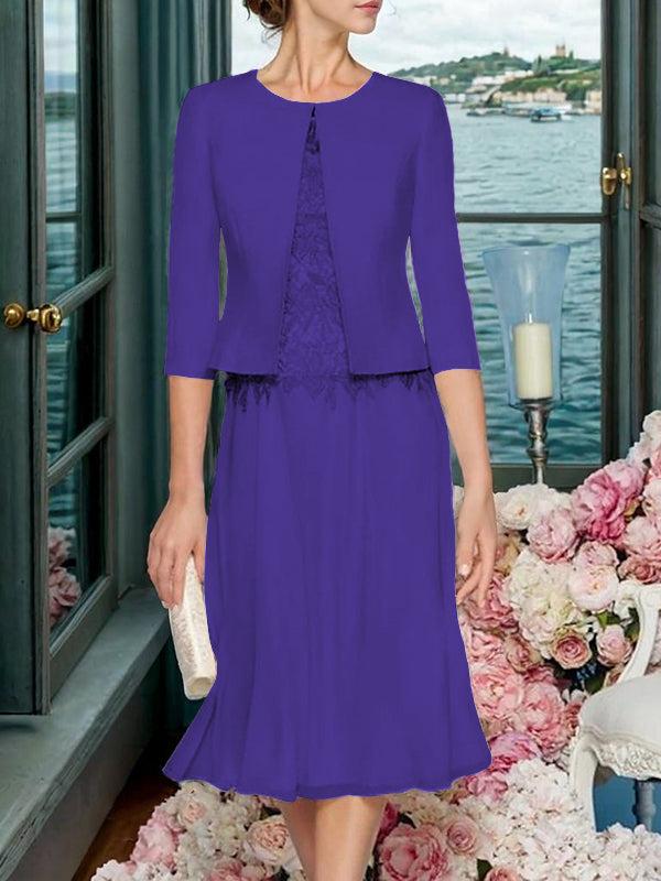 Corinna Faye Regency front view mother of the bride dress