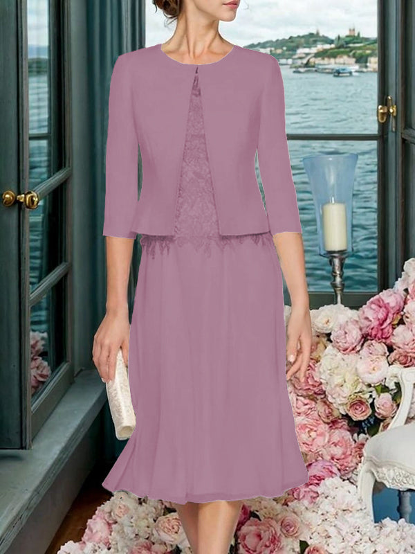 Corinna Faye Wisteria front view mother of the bride dress