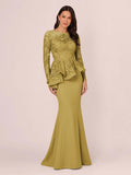 Primrose Kate Gold front view mother of the bride dress