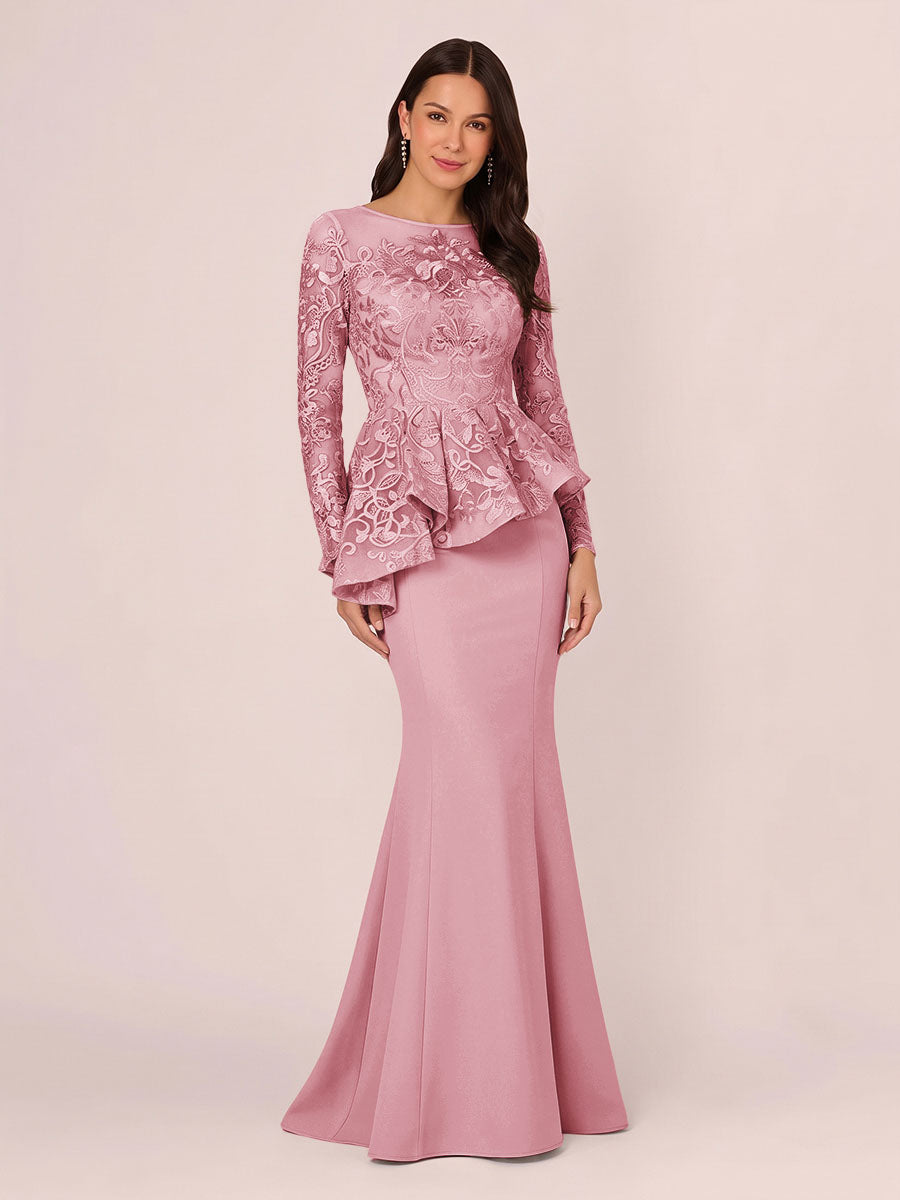 Primrose Kate Rose Pink front view mother of the bride dress